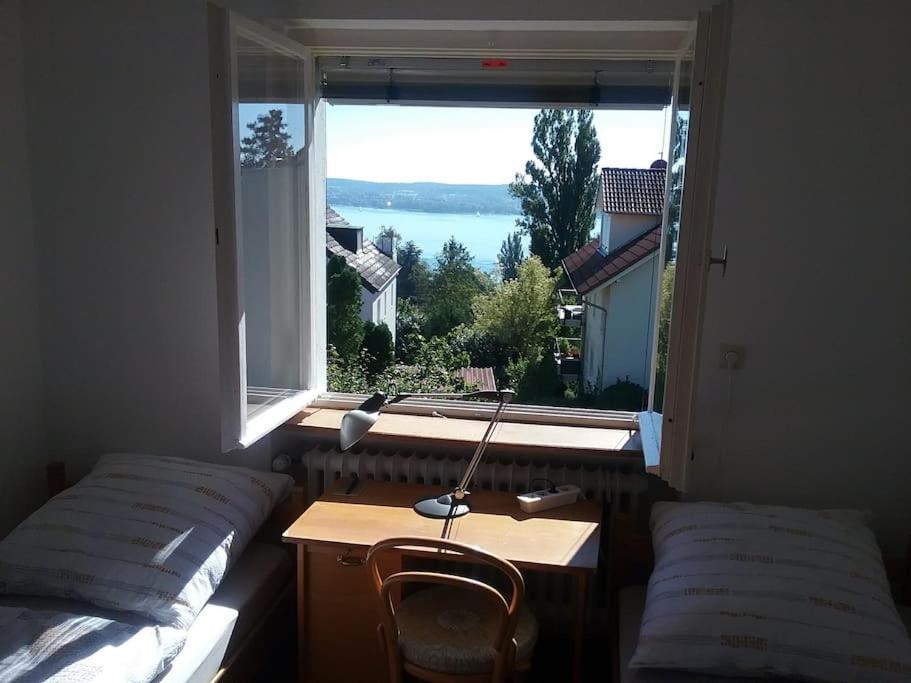 Erholung Mit Seesicht, Terrasse Und Garten Uberlingen Exterior photo